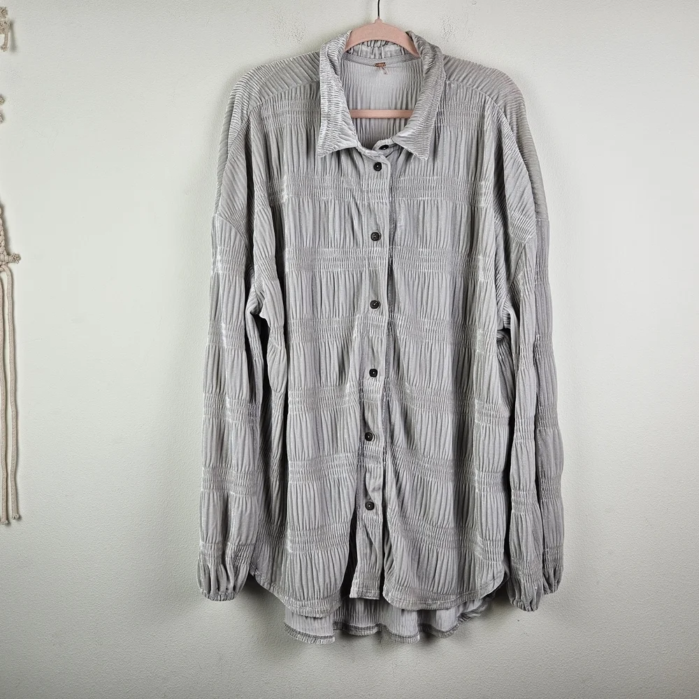 Free People My Best Top in Winter For Size Large Oversized Boho - Picture 5 of 12